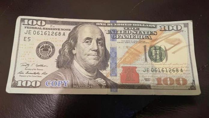 Detectan billetes falsos en Múzquiz