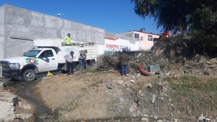 Refuerzan limpieza en arroyos