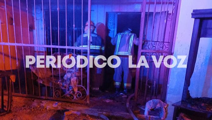 Cortocircuito devora vivienda