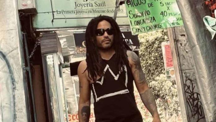 Lenny Kravitz pasea por la Ciudad de México