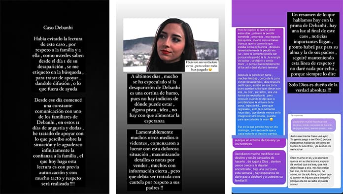 Vidente ve luz al final del caos en caso Debanhi