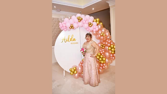 Hilda celebra su cumpleaños