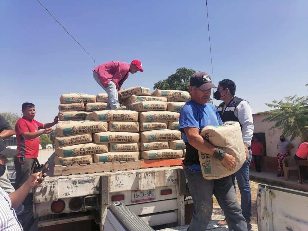 El programa de materiales subsidiados beneficia a cientos de familias.