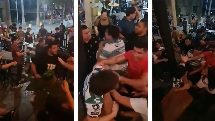 Batalla campal en bar de Coahuila, se vuelve viral Batalla campal en bar de Coahuila, se vuelve viral