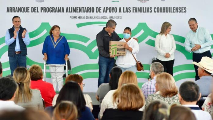 Inicia MARS programa alimentario
