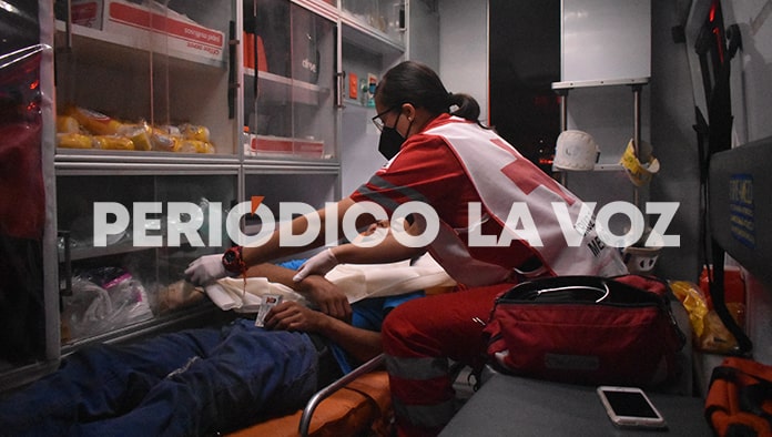 El lesionado fue identificado como José González.