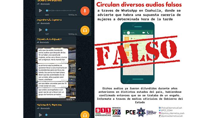 Desmienten la ‘cacería’ de mujeres