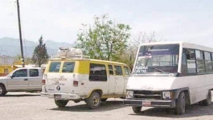 Agoniza transporte colectivo en Múzquiz 