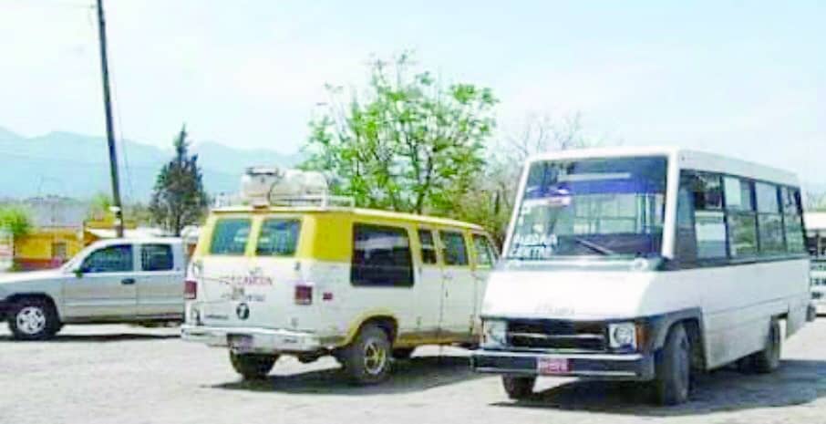 En agonía servicio de transporte colectivo en Múzquiz.
