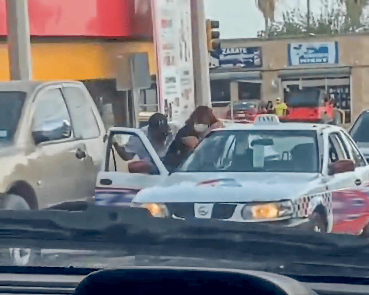 Detienen a taxista agresor