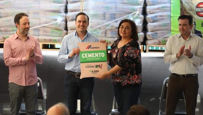 Mejora programa de cemento a bajo costo