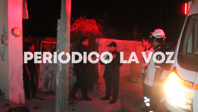 Paramédicos atendieron al lesionado.