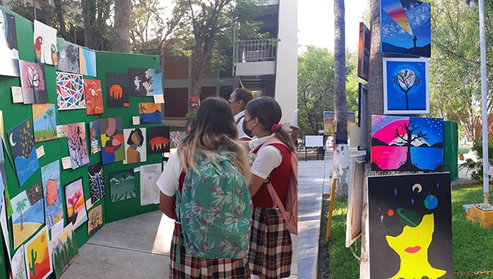 Más de 190 obras de arte realizaron los alumnos de Cecytec San Buenaventura.