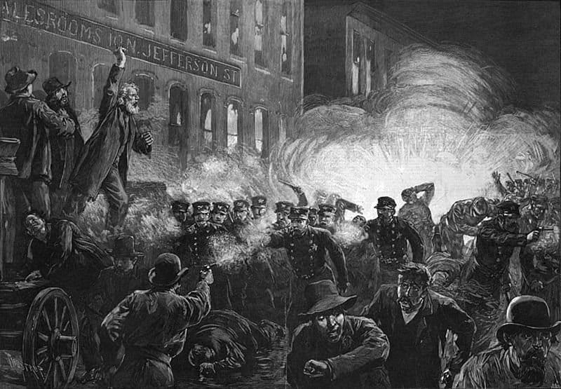 Día del trabajo, la revuelta de Haymarket