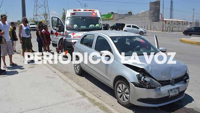 Causa choque en Las Torres