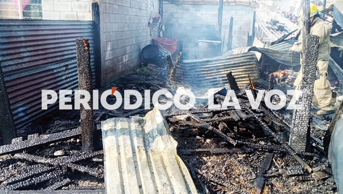 Incendio los deja en la calle