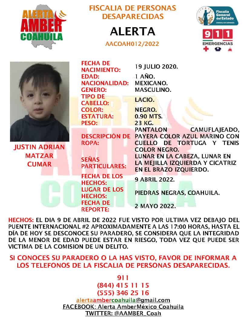 Desaparece bebé migrante en el Bravo