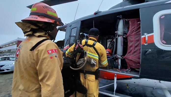 Nuevo incendio forestal entre Coahuila y Nuevo León; Activan Brigada Fénix
