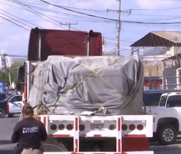 Detienen en Coahuila a tráiler con 2 mil 500 kilos de marihuana