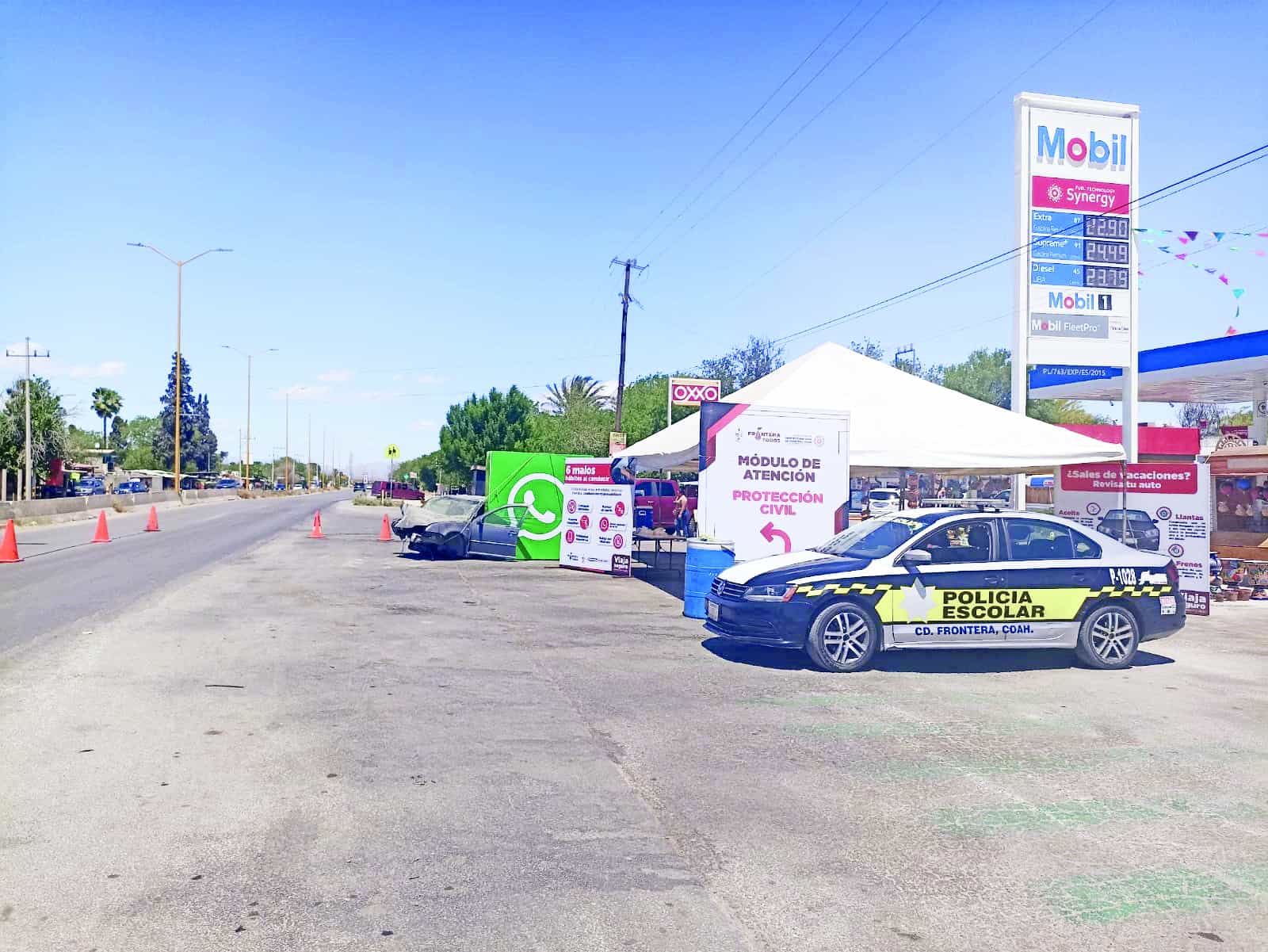 Con tan solo 2 patrullas trabajan los elementos de seguridad pública municipal.