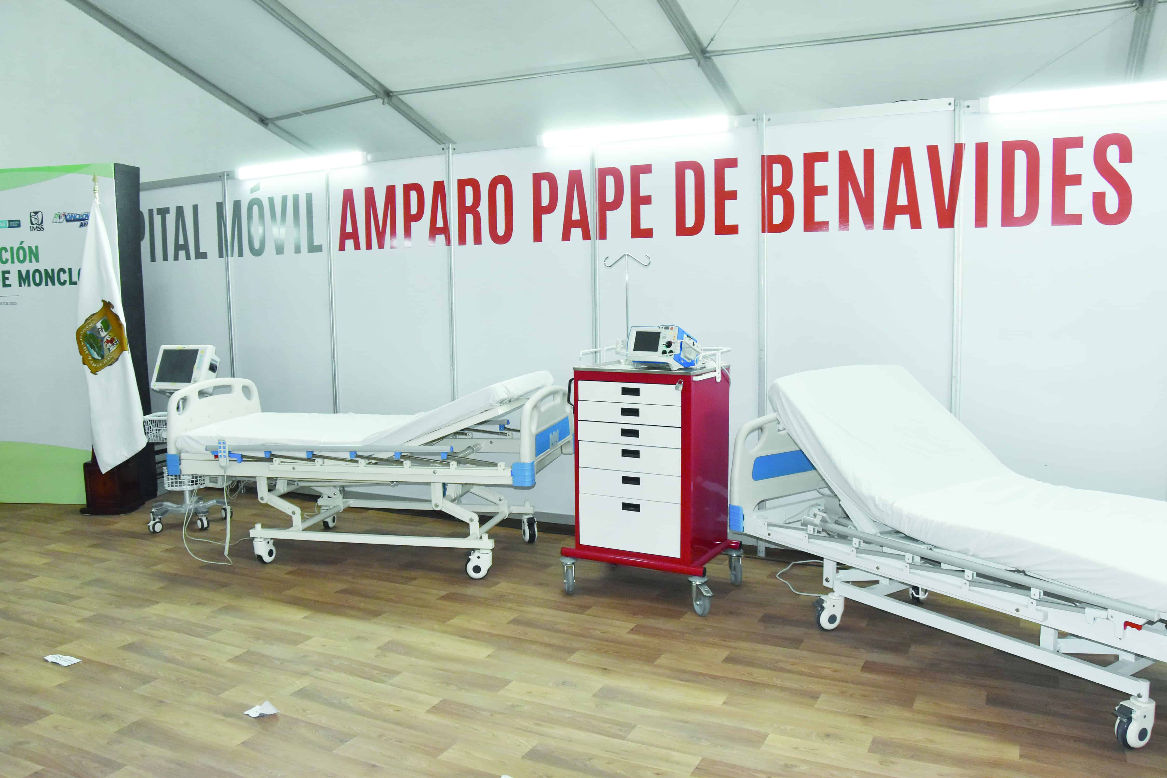 Desalojan el hospital móvil