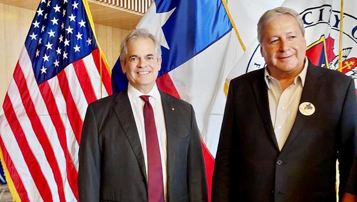 Visita a Saltillo Alcalde de Austin