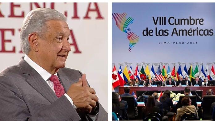 No acudiría AMLO a Cumbre de las Américas