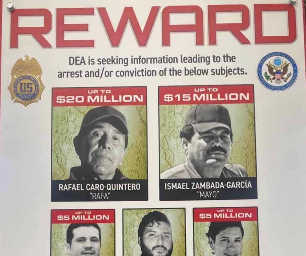 DEA ofrece 15 millones de dólares para la detención del Mayo Zambada