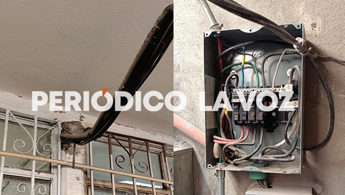 Más de 80 metros de cable fueron robados de la escuela.