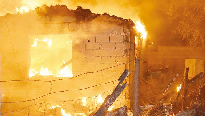 Propensas a incendiarse las casas antiguas