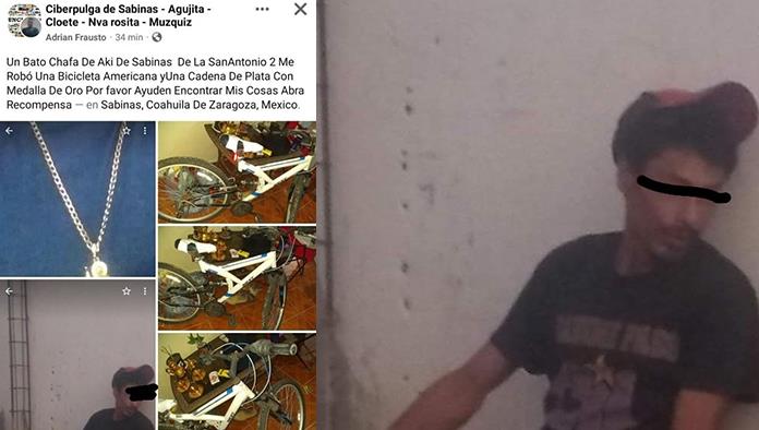 Denuncia robo en redes sociales