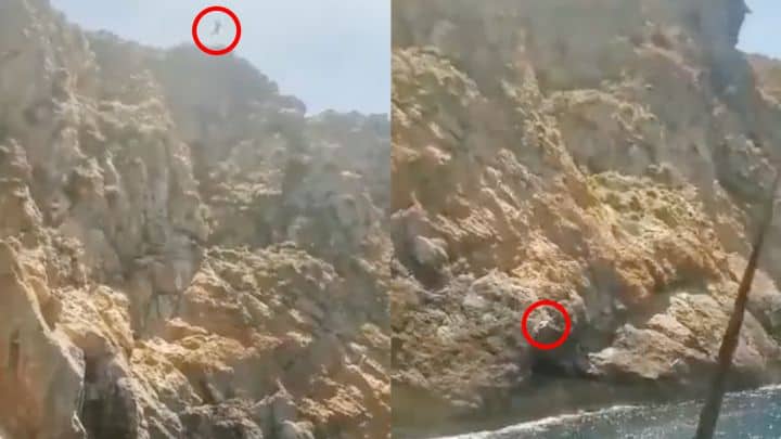 Turista se lanza de acantilado y muere; Esposa e hijos lo vieron todo