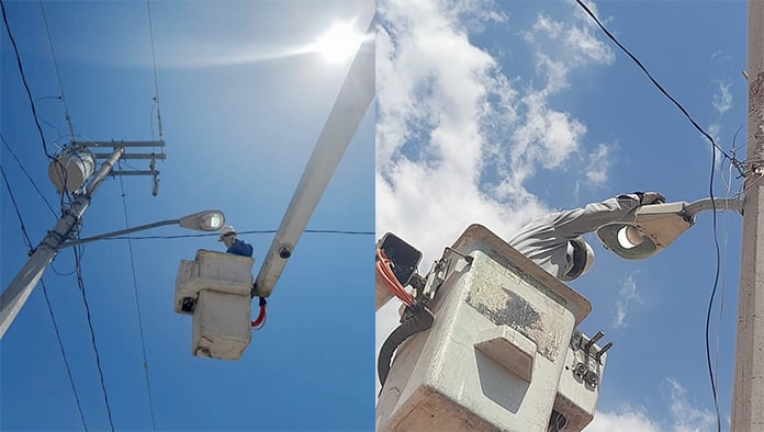 El alumbrado público se refuerza en las zonas rurales de Ciénegas.