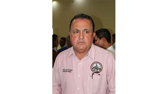 Ismael Leija Escalante, Secretario General del Sindicato Nacional Democrático.