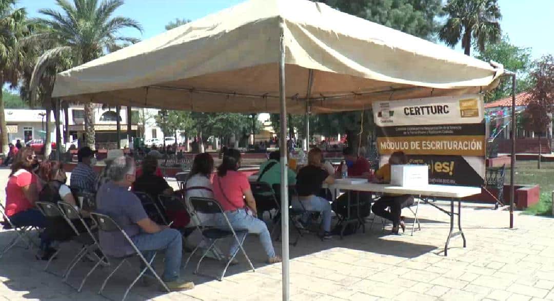 Instalaron un módulo de orientación en plaza Hidalgo de Múzquiz.