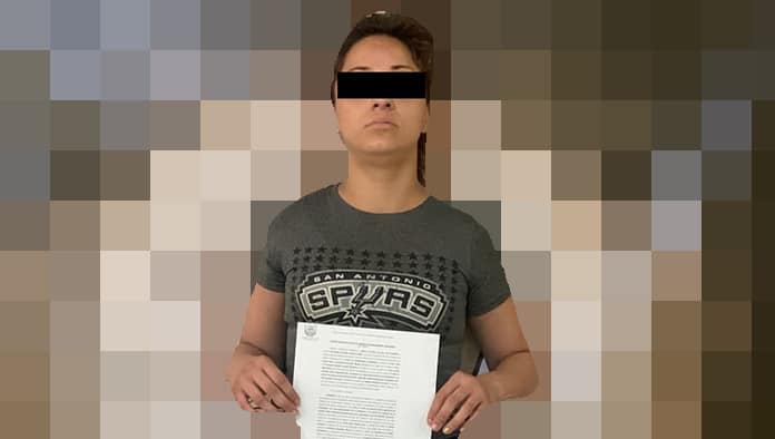 Kimberly Monserrat fue detenida mediante orden de aprehensión.