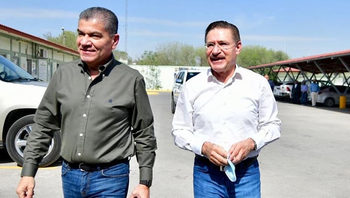 El Gobernador de Coahuila, Miguel Ángel Riquelme Solís, se reunió este día con el Gobernador de Durango, José Rosas Aispuro Torres.