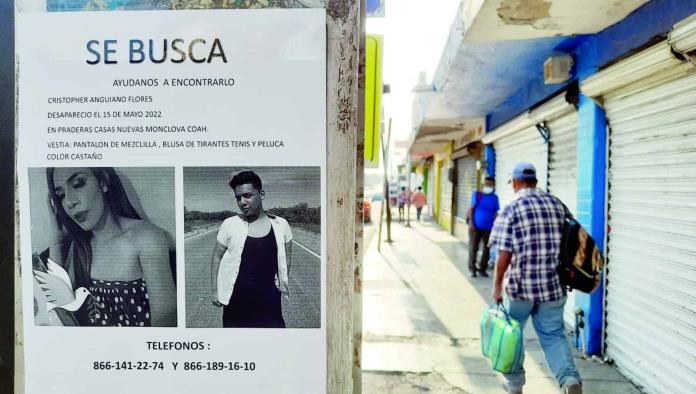 Buscan con volantes a Cristopher