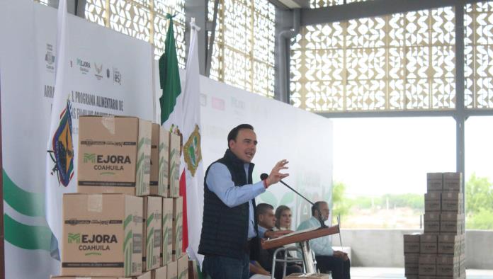 Apoya ‘Mejora Coahuila’ en programa alimentario