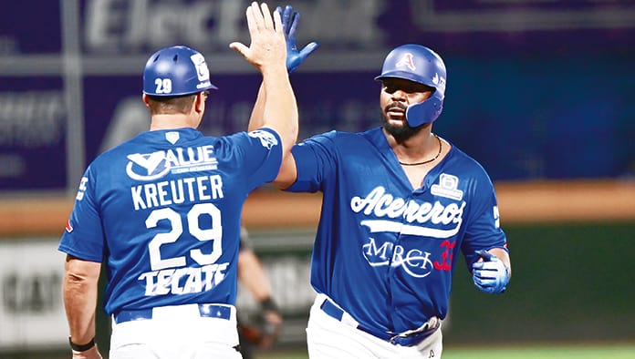 Acereros se adelanta en la serie