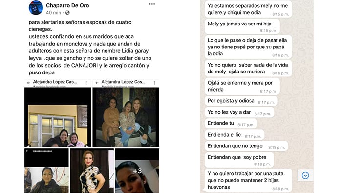 Hasta amenazas de muerte ha manifestado Olivares Guajardo en contra de Lidia Garay.