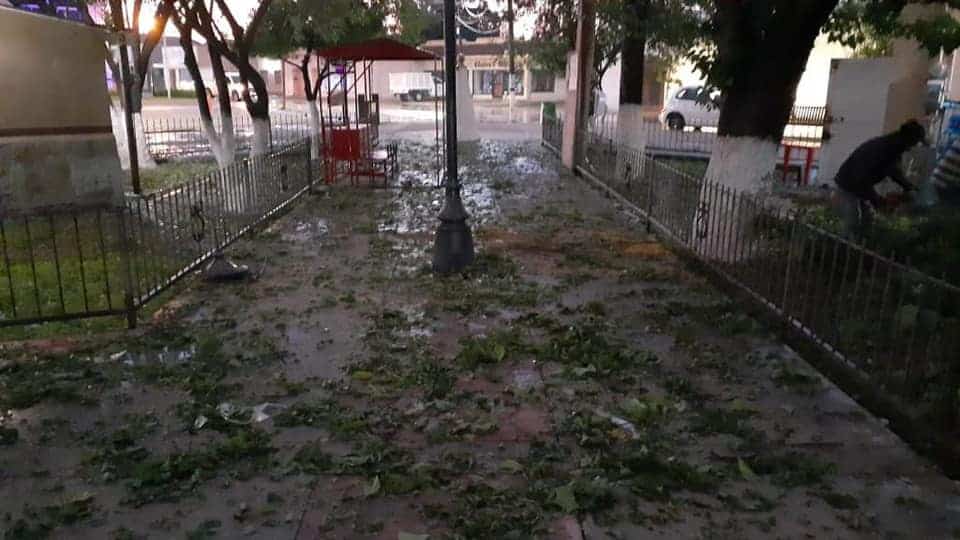 Evalúan daños tras tormenta