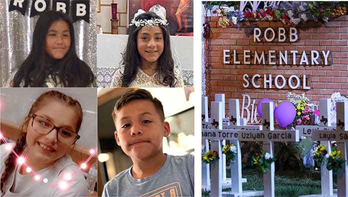 Los rostros de la masacre en Uvalde Texas.