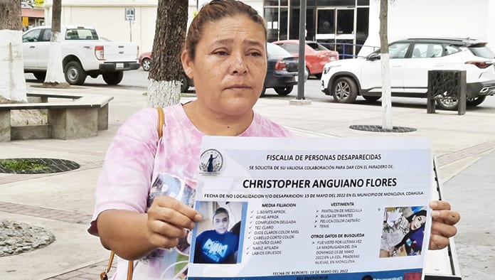 Claudia Flores, mamá de Cristopher.