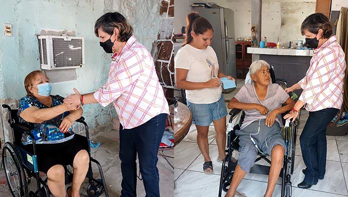 Visita Primera Dama a pacientes discapacitados