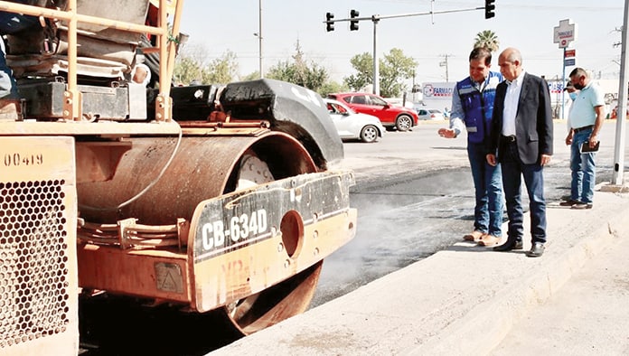 Entrega Alcalde pavimentación