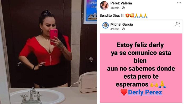 Frontera: Hallan a Derly sana y salva