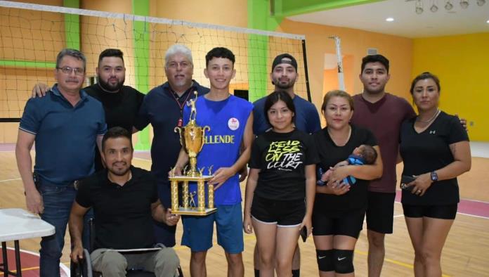 Culmina liga de voleibol mixto en Nava