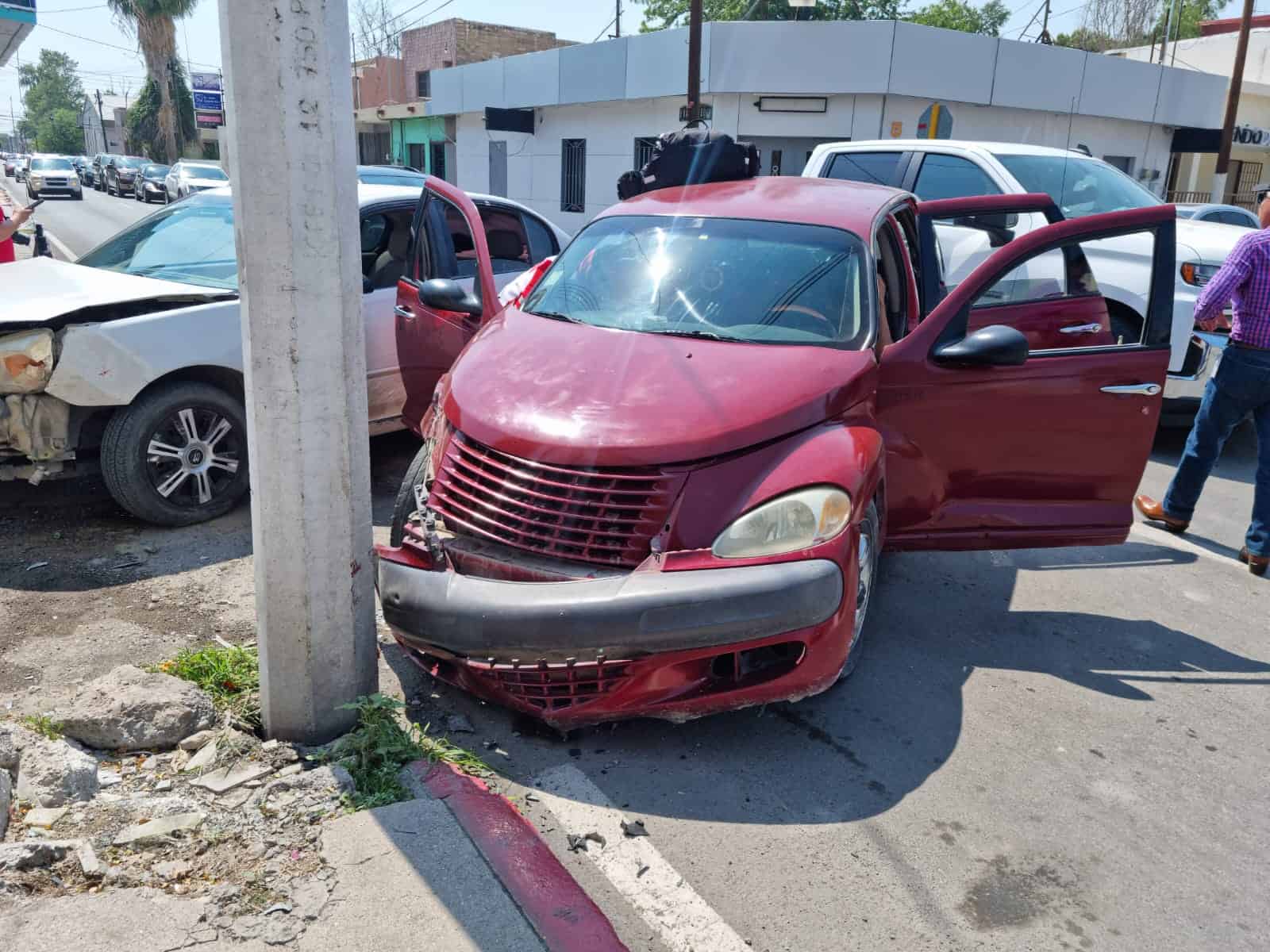 En la Zona Centro se registra fuerte encontronazo