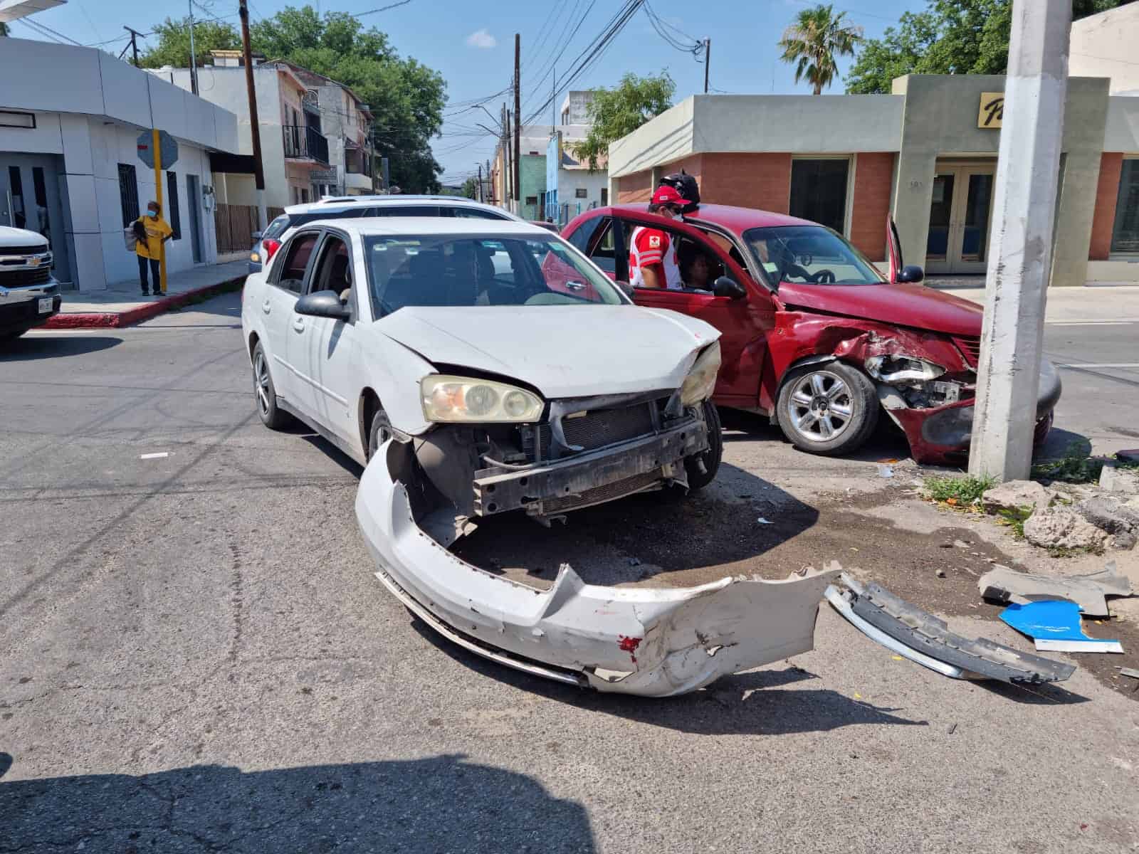 En la Zona Centro se registra fuerte encontronazo
